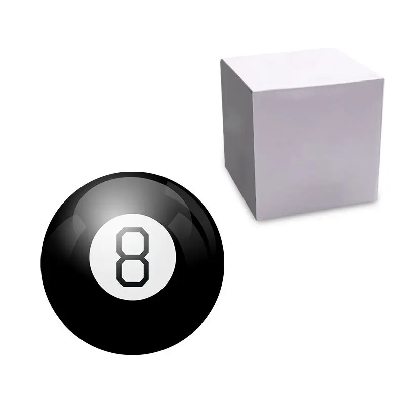 10CM Magic Ball Prophecy Ball Magic Ball Black 8 Magic Props New Strange Gift Toy