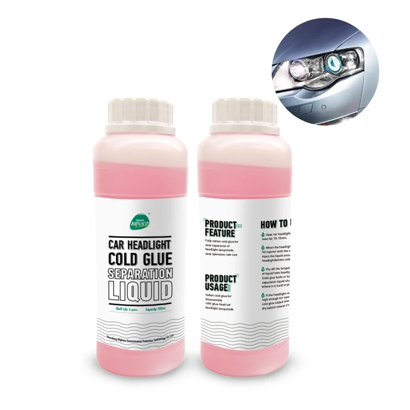 Auto Headlight Removed Cold Glue Separate Liquid Disassembly tools