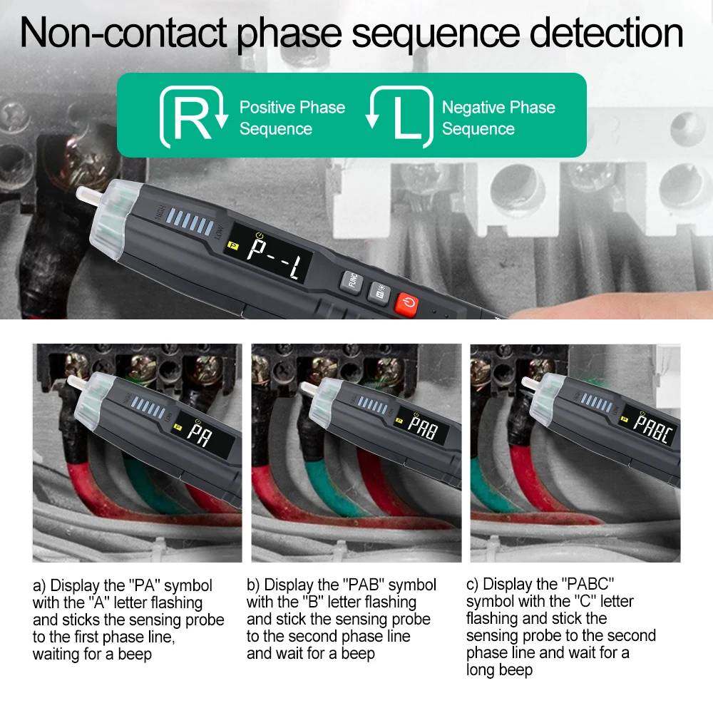GVDA New Pen type True RMS Smart Multimeter with NCV detection