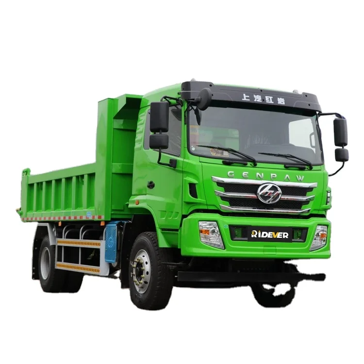 light duty commercial trucks GENPAW 4x2 light duty box trucks HONGYAN dump truck