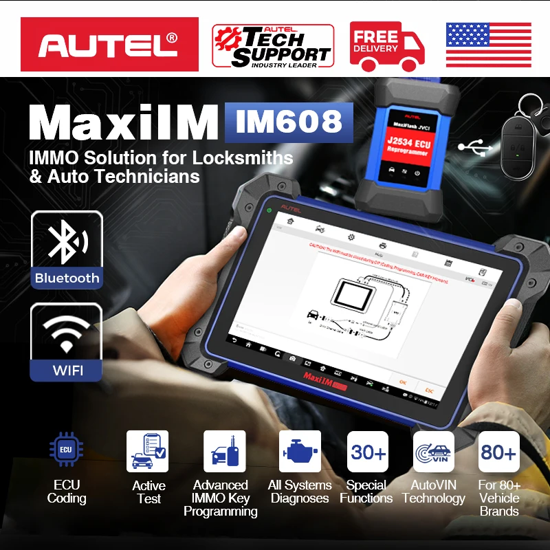  2021 autel im608 xp400 auro im600 смарт-бренд obd2 иммобилайзер программатор программное обеспечение для всех