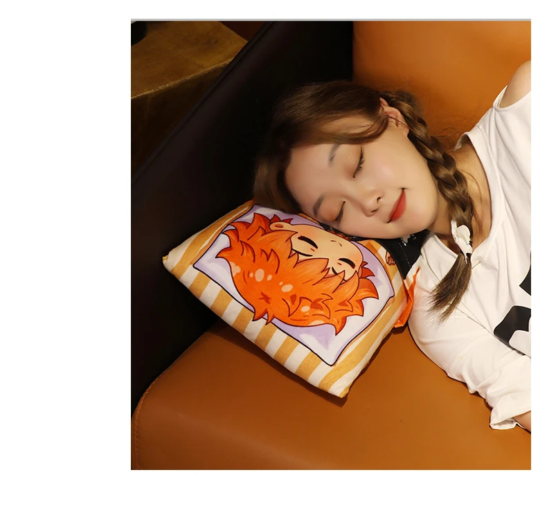 36*27cm anime Haikyuu Manga Peripheral Cute Cartoon Plushies Oikawa Tooru Kei Tsukishima Kageyama Sofa Cushion Pillow Stuffed Pl