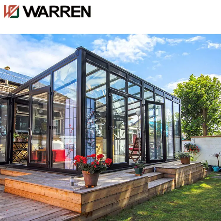 Warren 12ft x 16ft моторизованная алюминиевая беседка стеклянная для балкона