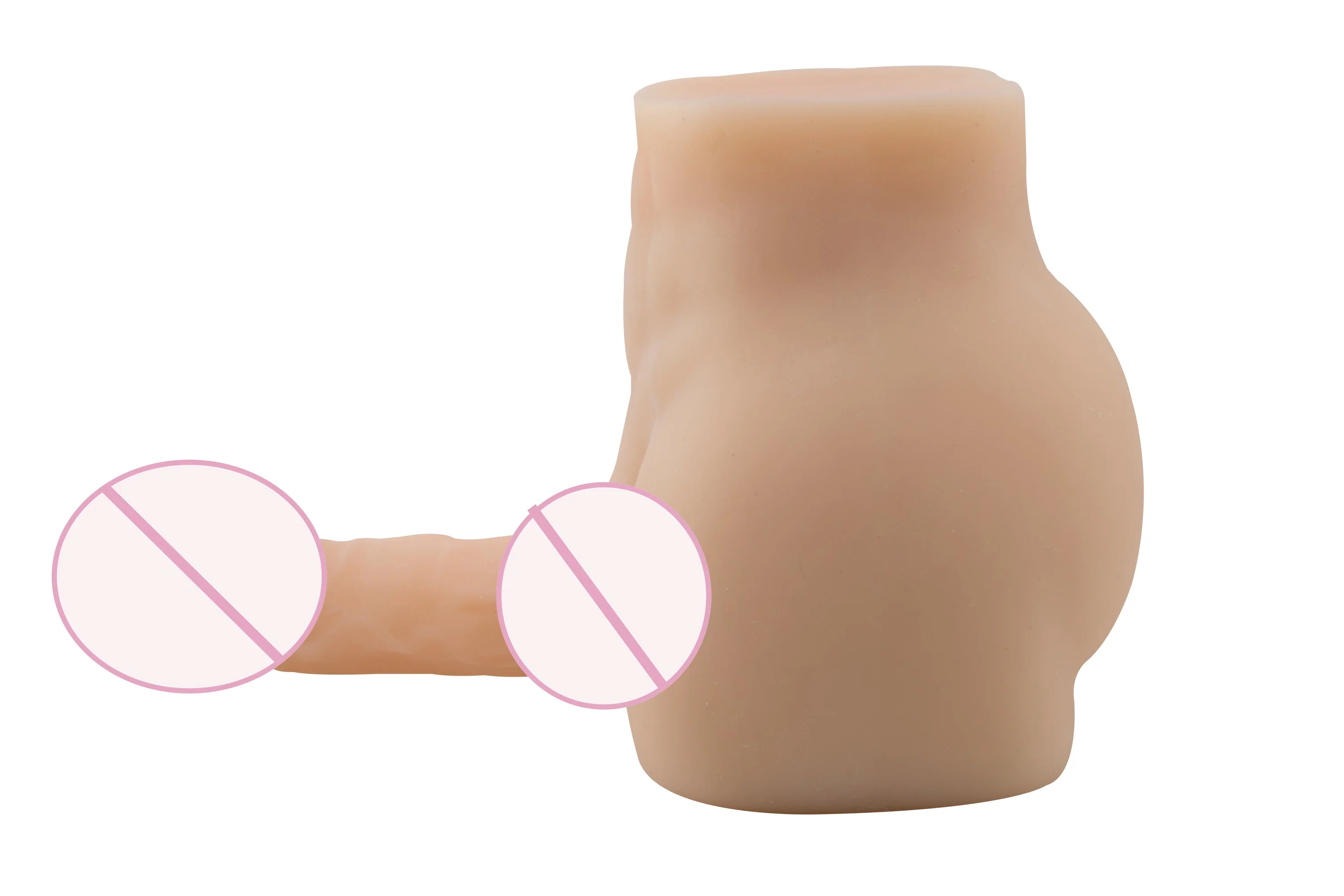 Doll manufacturer masturbates sexdoll torso dildo half body love male doll sex toy