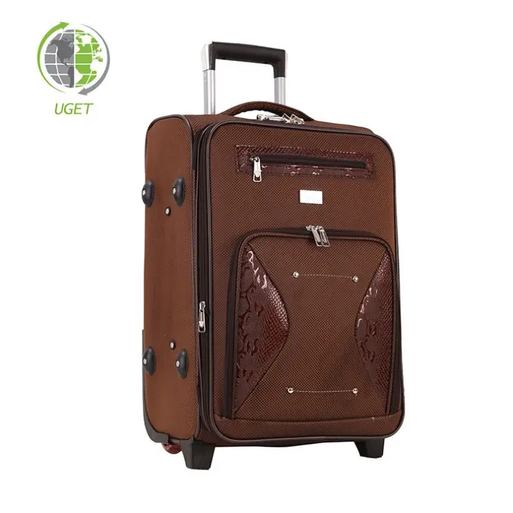 Custom logo travel blue 20 24 28 inch 3 pcs set nylon carry-on luggage
