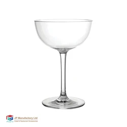 250ml 8.5oz plastic Cocktail Glasses Goblet Martini cups unbreakable champagne Wine Glass for camping wedding party bar KTV
