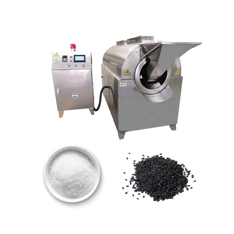 Hot Sale Cocoa Bean Peanut Seeds Sesame Nut Roasting Machine Roaster Machine Price