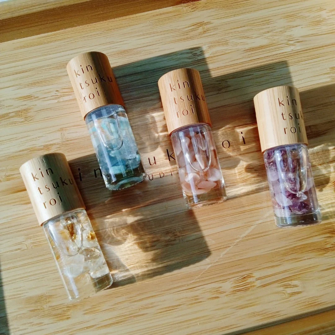 colorful roll on glass bottle Perfume flower pattern 10ml Essential oil glass roller bottle