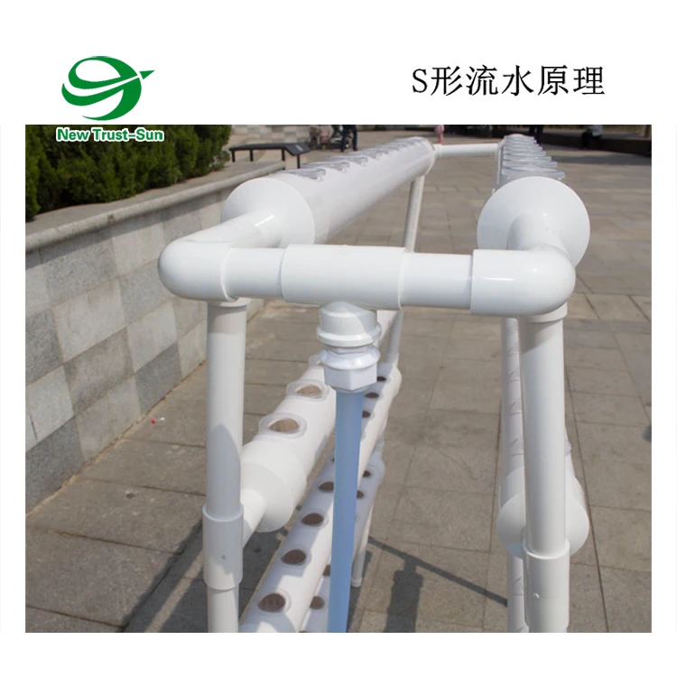 
Nft Hydroponics System with 72 Holes Kits Vertical Hydroponic Systems PVC Tube Plant Vegetable 