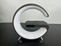 All in one  Multi-functional Wireless Fast Charging Alarm Clock Speaker APP Control RGB Atmosphere Night Light