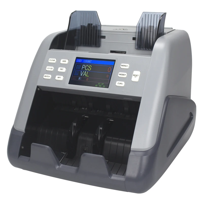 XD-2500 CIS Show Total Value 7 Mix Bill Banknote Counting Money Currency Detector Machine Cash Discriminator with Print Function