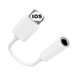 Headphone Jack Adapter for Lighting to 3.5mm Headphone Jack Audio Adapter for iPhone