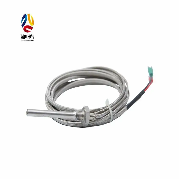 Waterproof room oil pt 100 thermocouple k-type exhaust small temperature sensor