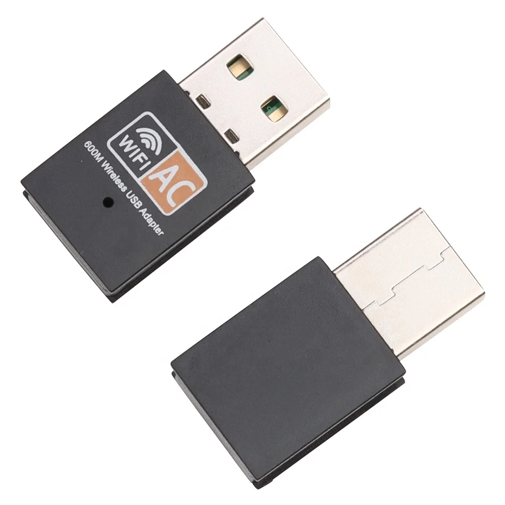 600 Мбит/с 2,4 ГГц + 5 ГГц двухдиапазонный USB Wi-Fi адаптер беспроводная сетевая карта USB Lan Ethernet приемник