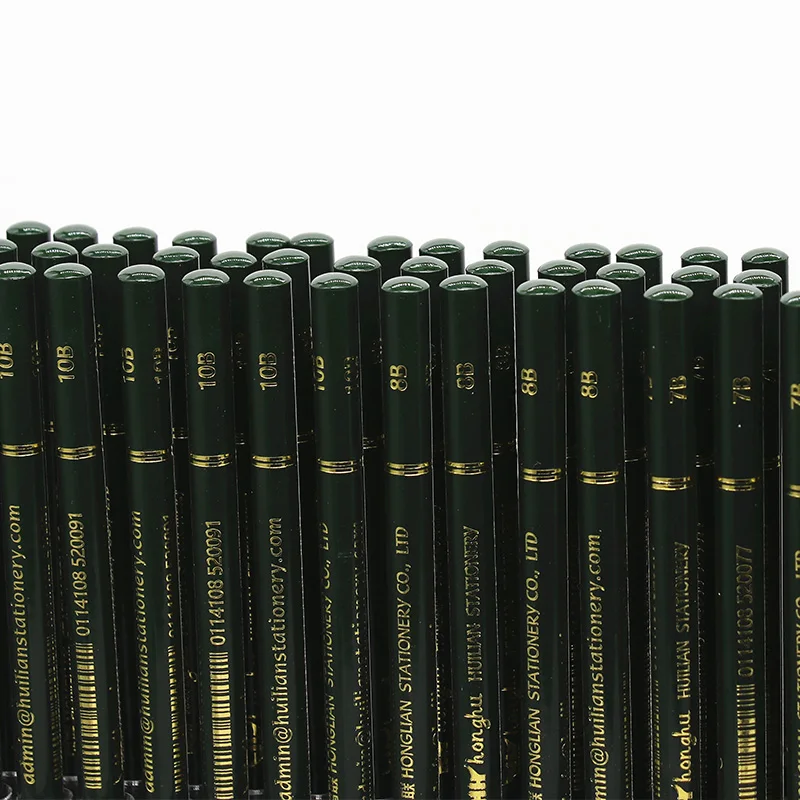 DRAWING Pencil 2H HB B 2B 3B 4B 5B 6B 8B more 14B PVC Pet Packing