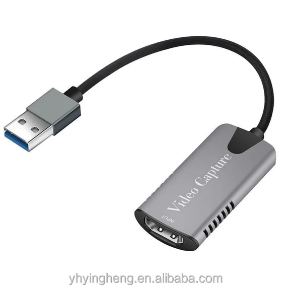 Shark-Style HDMI to USB Video Capture Card for Professional Streaming and Recording