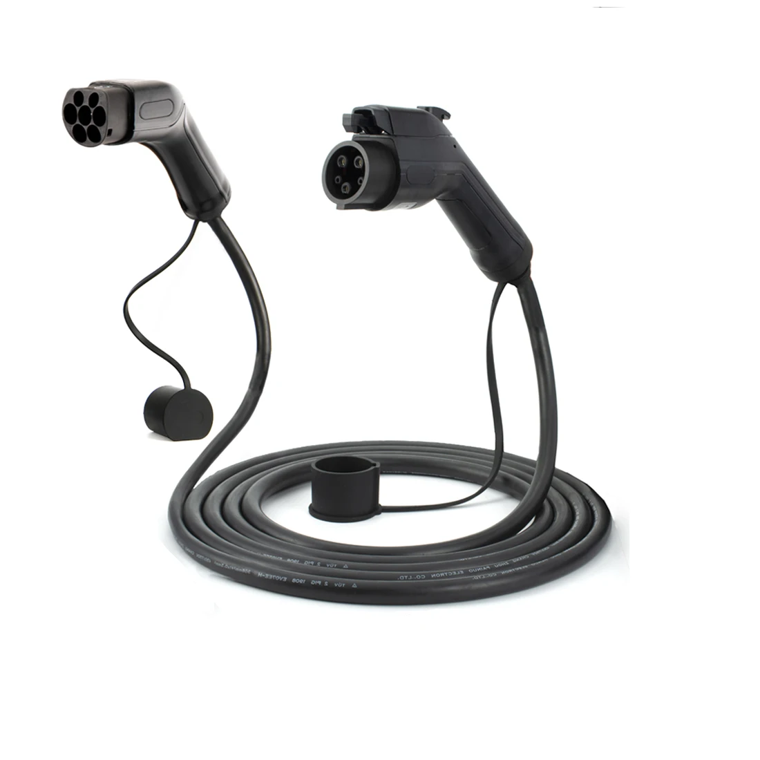 J1772 Ev Charging Cable 32a 16a Type 2 To Type 1 Male To Female Plug For Electric Vehicle Charging Station