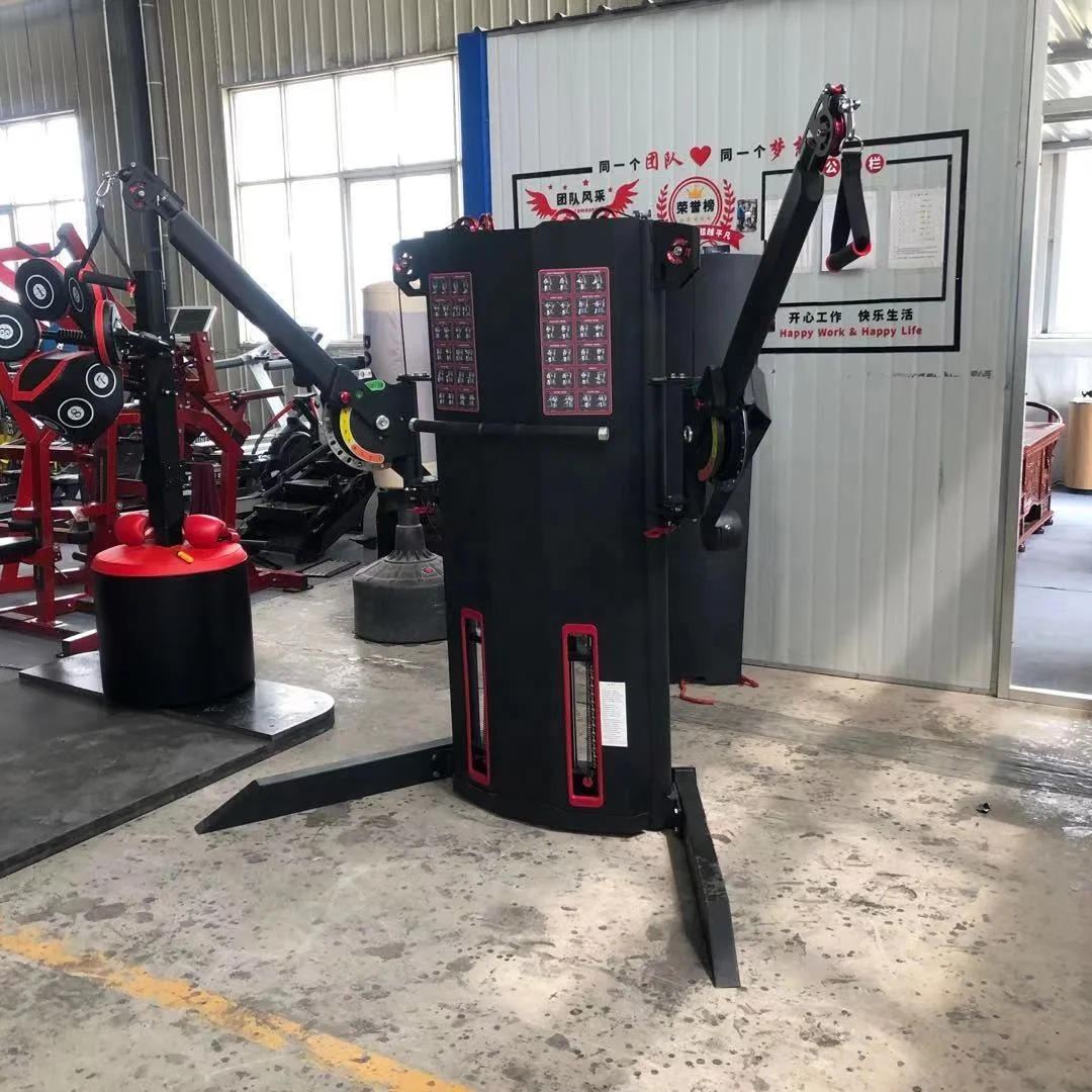 Dual Cable Crossover 8 Stack Multi Jungle Station Multi-functional Trainer Crossover Gym Machine