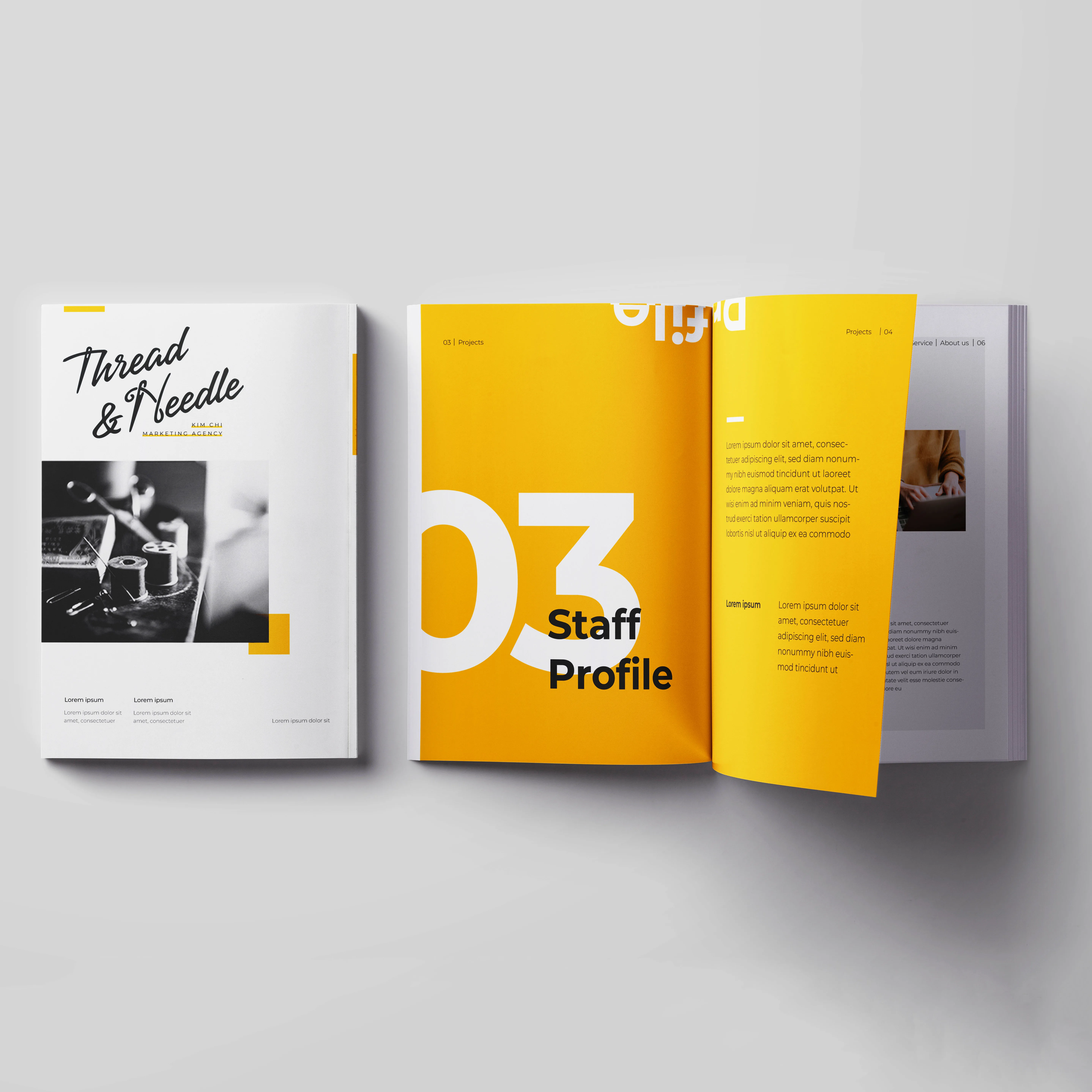 Custom Magazine Brochure Color Design Restaurant Store Company Product Catalog Hardcover Booklet Printing Catalogue