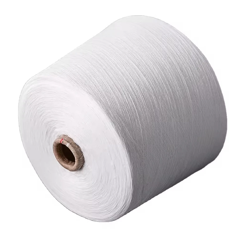100% Polyester Pure White Bags Sewing Threads 1kg Pp Bag Thread Suitable for all sewing machine