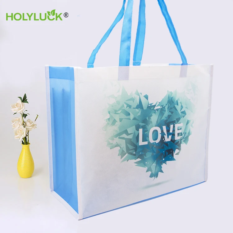 China Non Woven Bags Tote Custom Non-Woven Pp With Logo Fabric Laminated Eco Promotional Reusable Grocery Nonwoven Shopping Bag