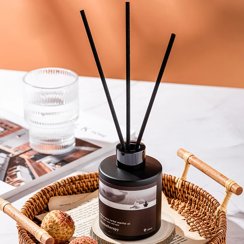 Aroma Diffuser 120ml Home Fragrance Essential Oil Reed Diffuser Scented Diffuser with Sticks for Bathroom Living Room