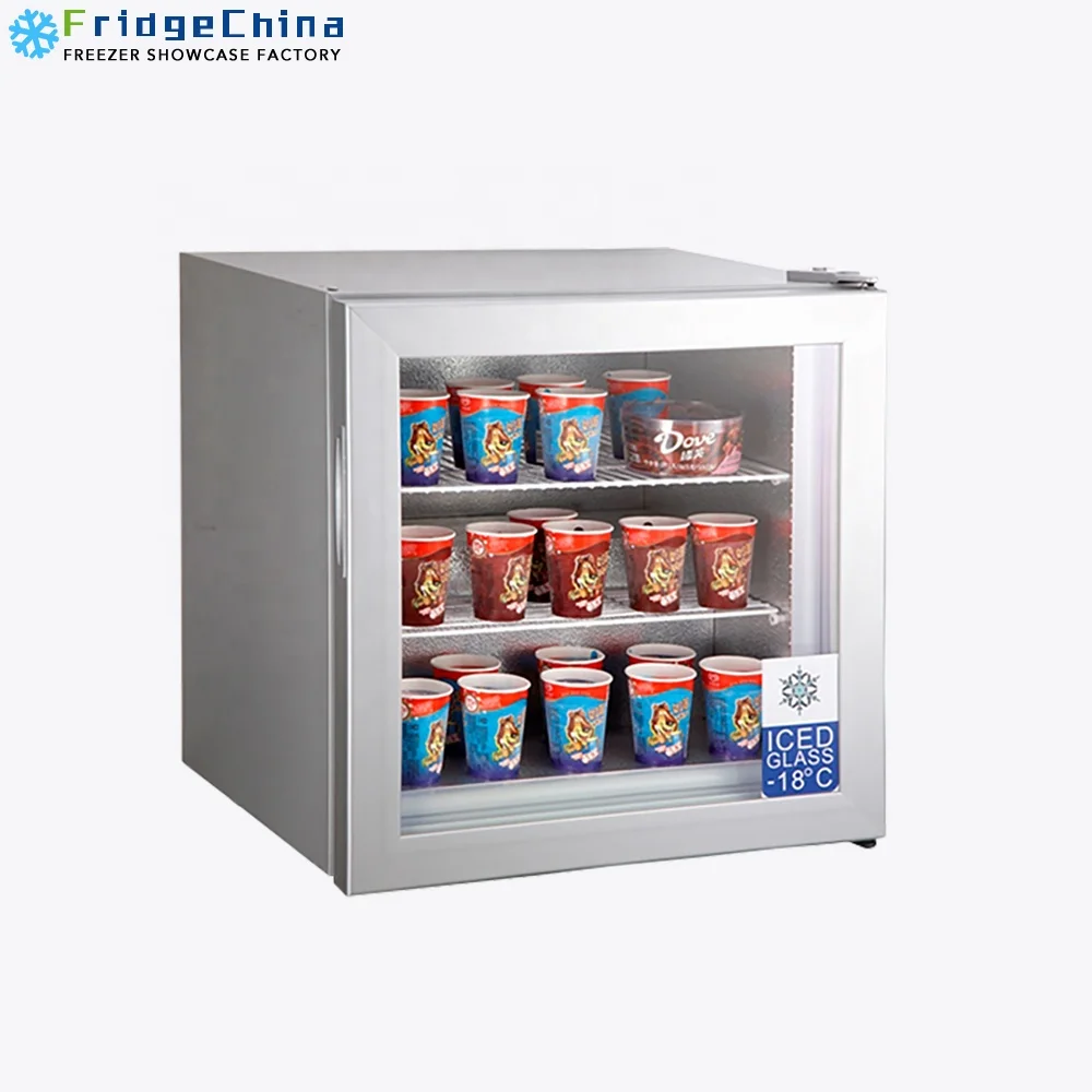 Counter Top Mini Ice Cream Display Freezer/gelato Display Cabinet Freezer