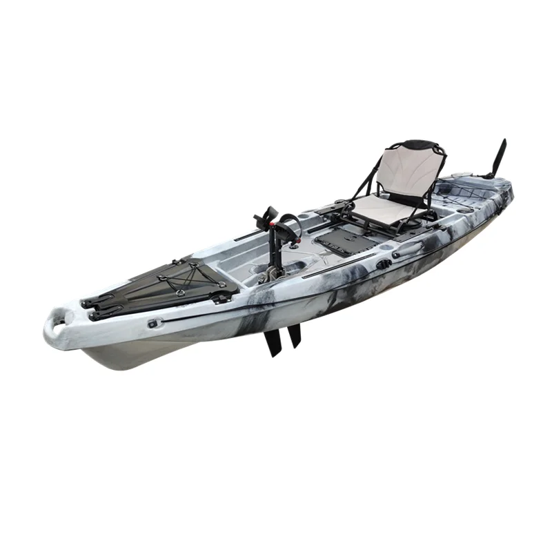 320cm foot pedal fishing kayak roto molding boat