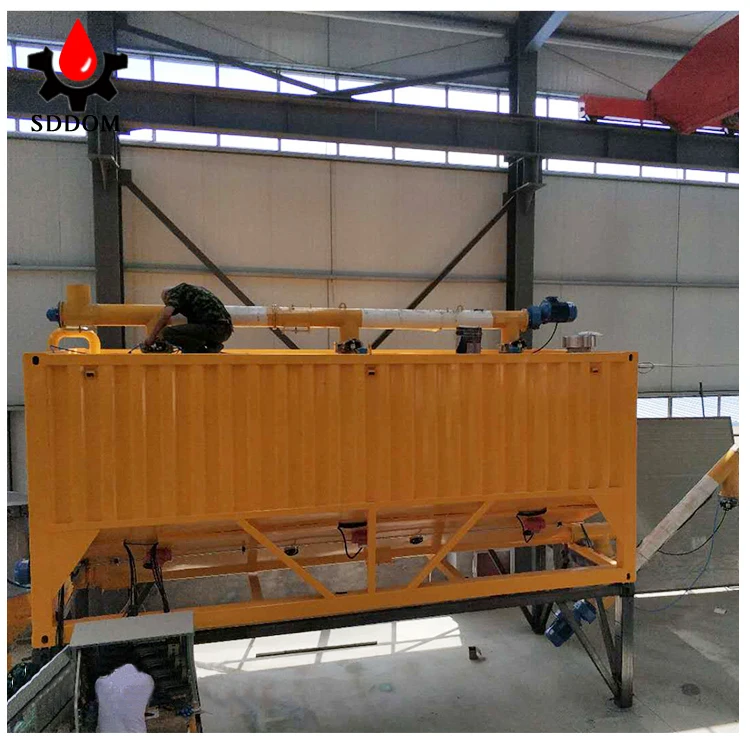 SDDOM Brand Horizontal Cement Silo 20Ton 30ton 50 100 Ton Cement Tank Sale Cement silo