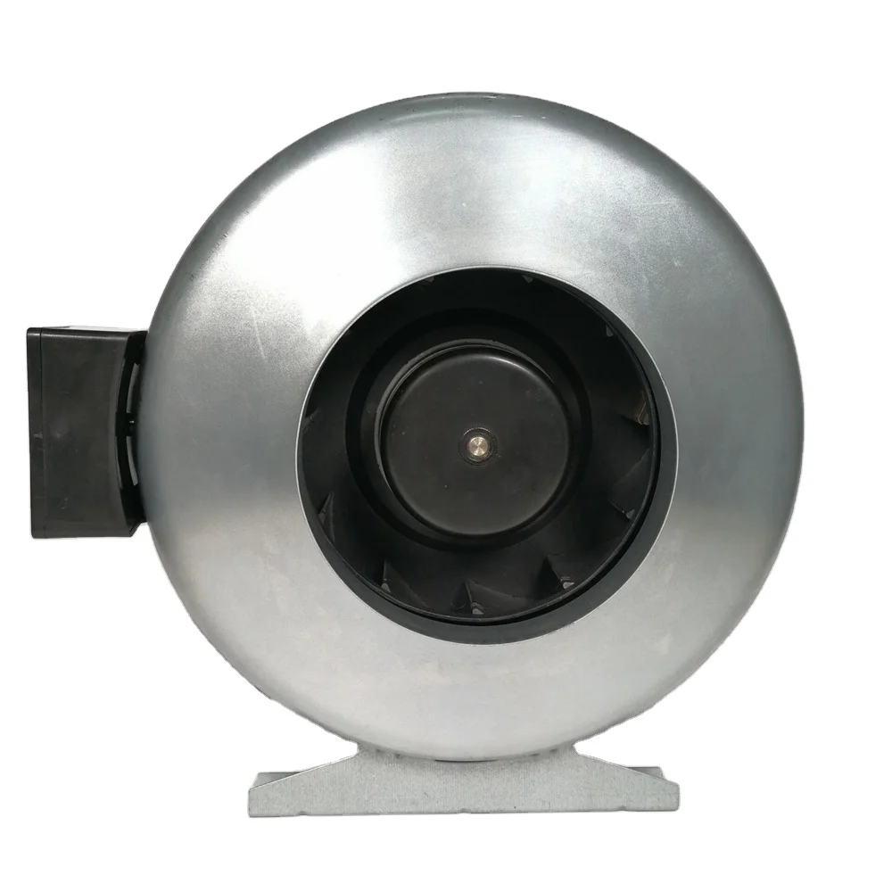 Inline Pipe Exhaust Fan DC  24v 48v 160mm  Duct Fan