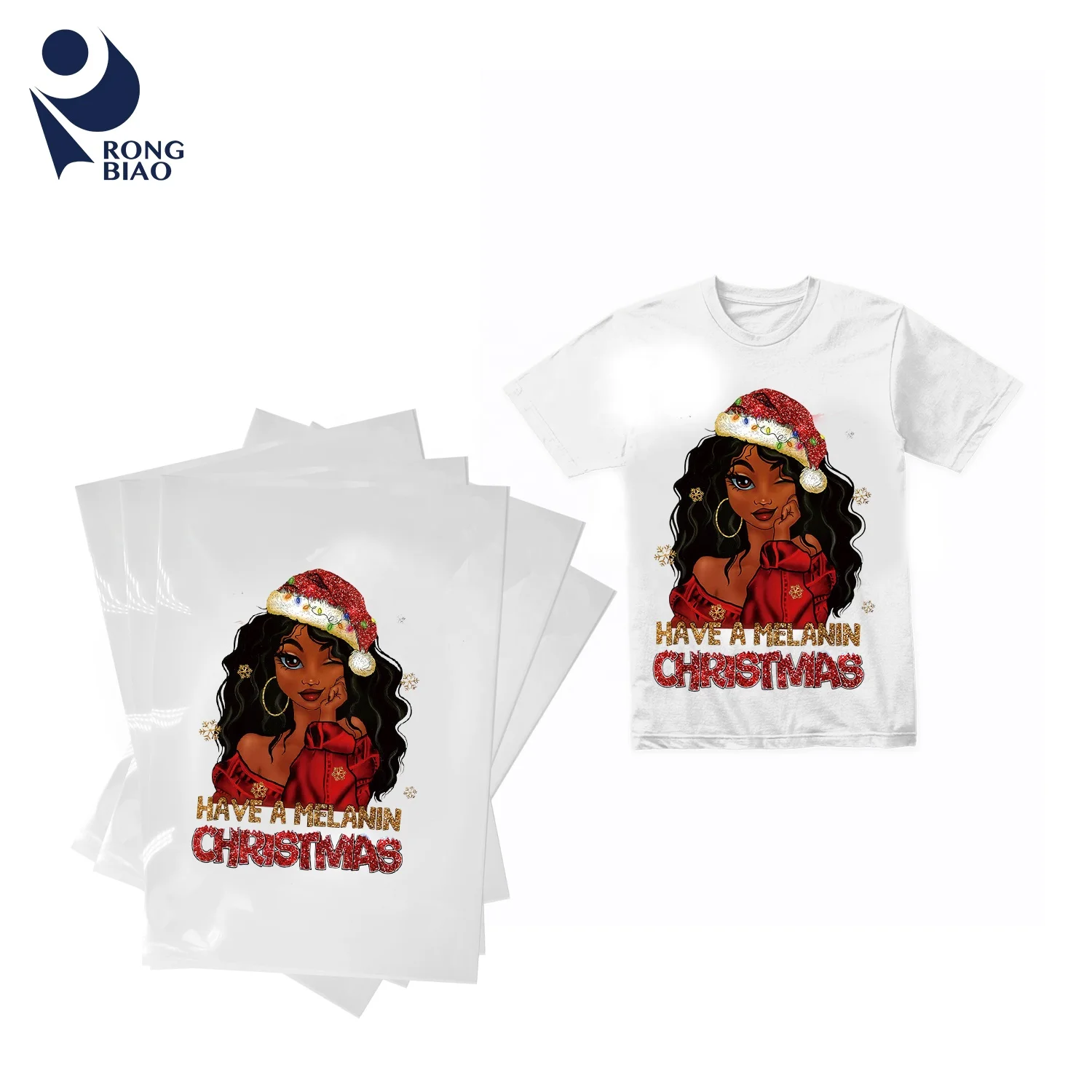 RONGBIAO Dtf Film Heat Transfer Printing Pet Film A3 Cold & hot Peel Inkjet Printer Pet Transfer Dtf Film