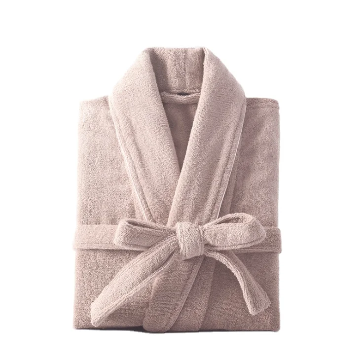 Bathrobe factory wholesale spa gift bathrobe set 100% cotton terry personalise bathrobe