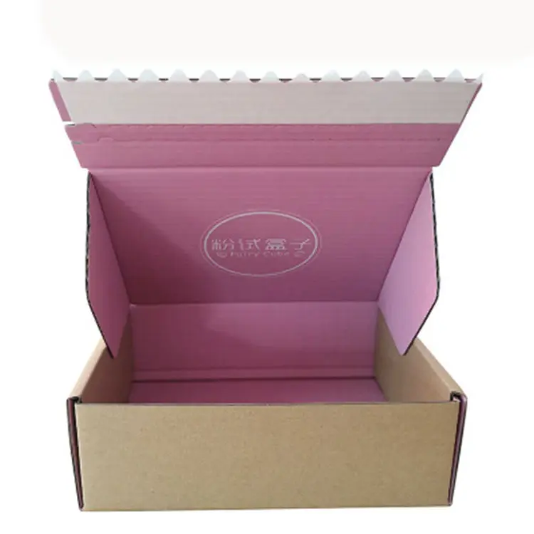 Special airplane box for packing Customize for printing recycled material Double Side Pink Printing Bronzing Aircraft Box