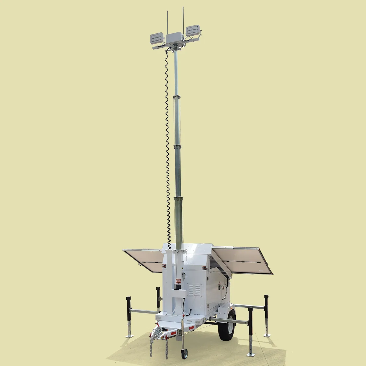 Green Power Solar LED Mobile Light Tower