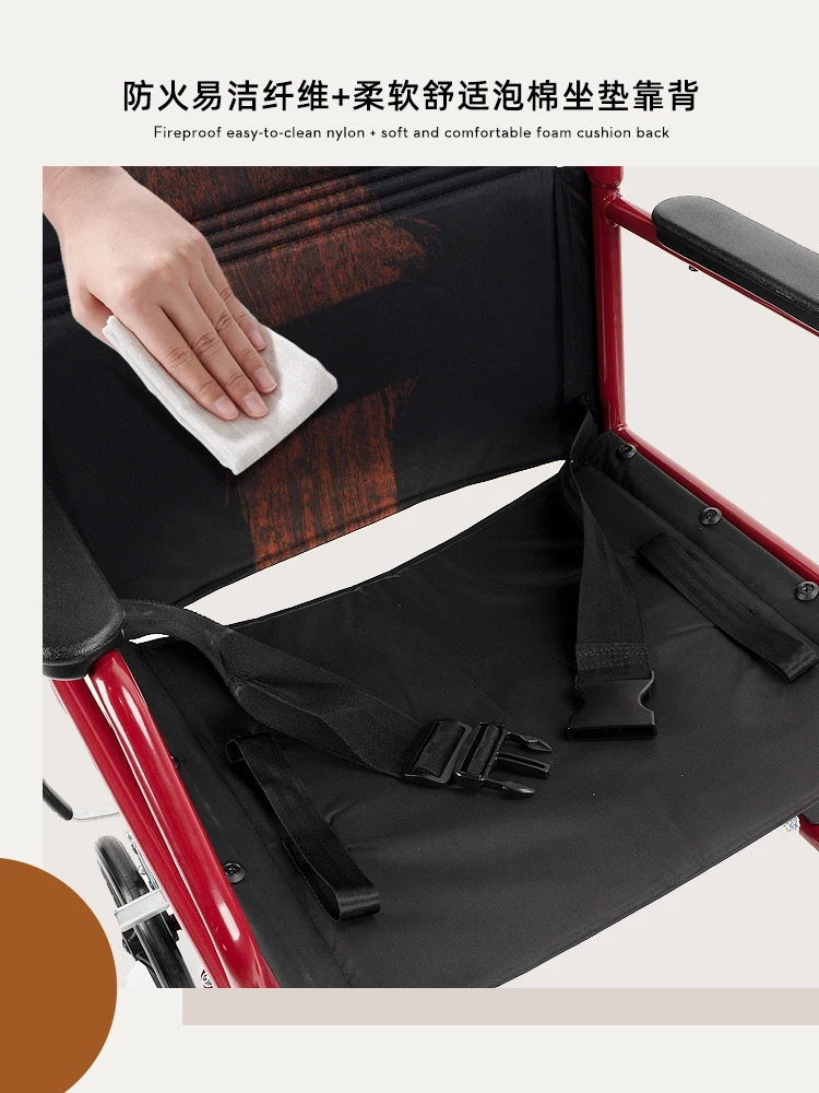 HEPO LQX150003A Factory health care rehabilitation equipment Hot sale home hospital lift standing manual wheelchair for elderly