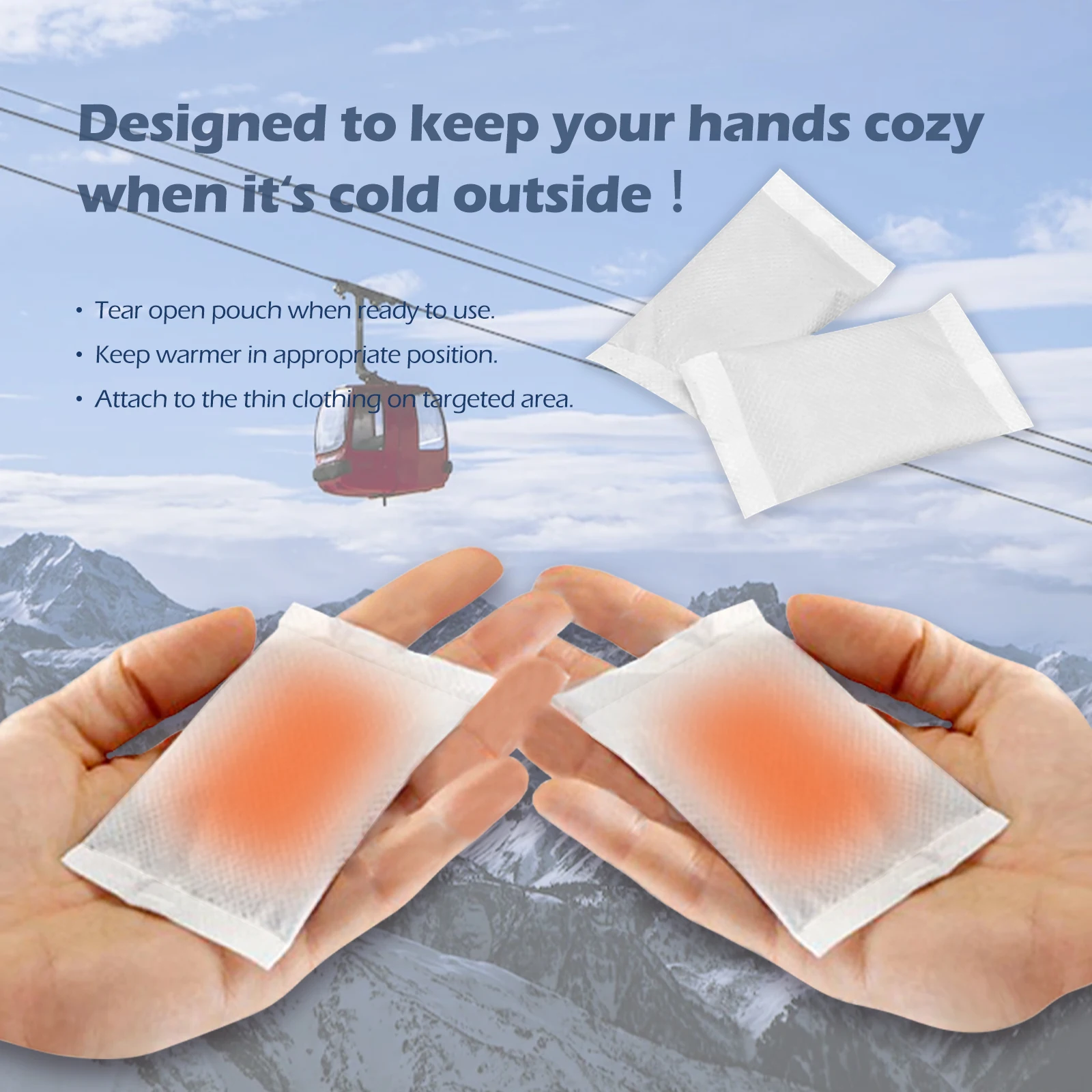Disposable Pocket Hand Warmer,  Hot hands Warmer, Heating Pads for hand