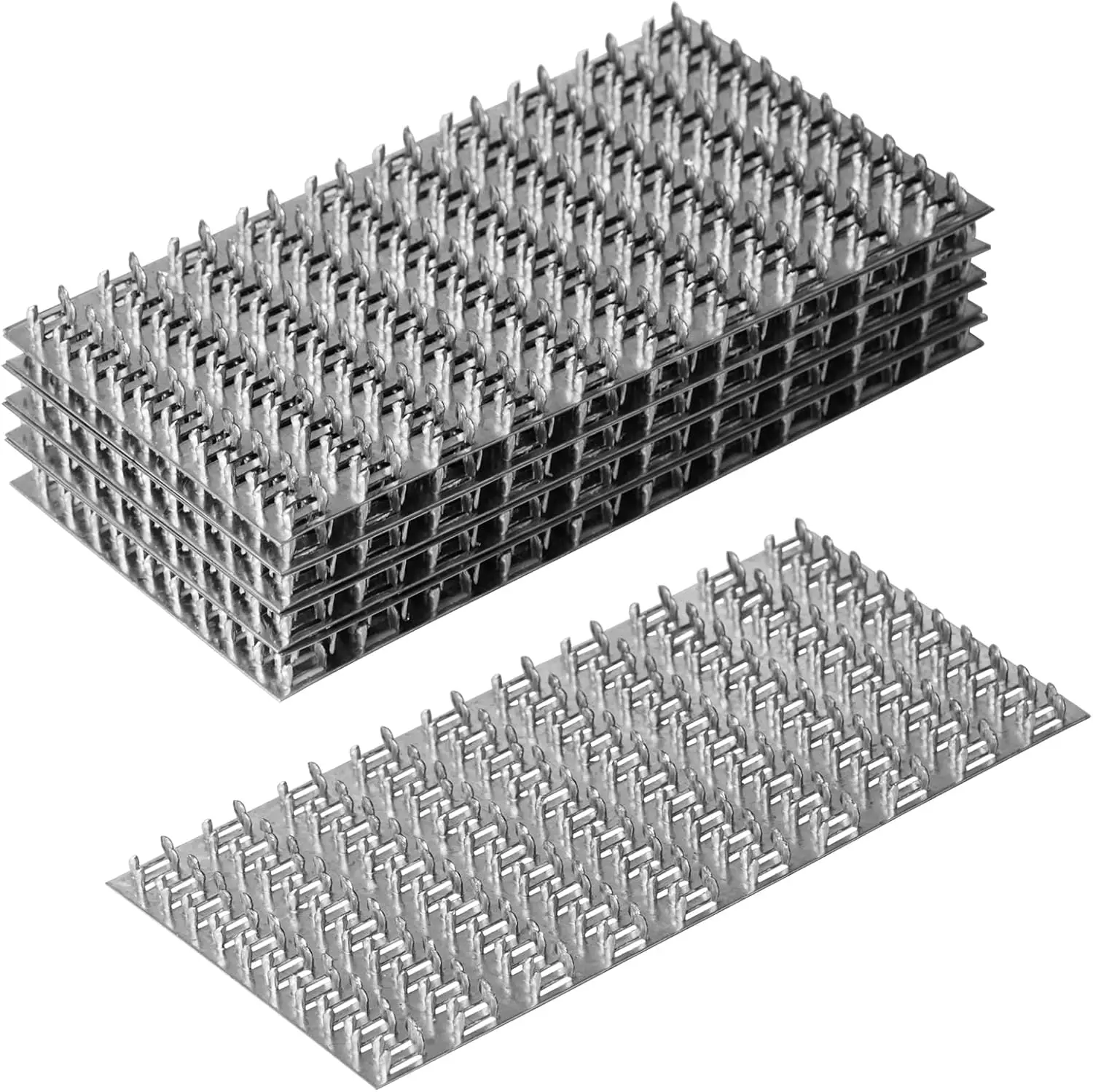 Pronged Truss Plate Flat Mending Plates Repair Tie Plate Bracket for Roofing Trusses Wood Timber Connectors