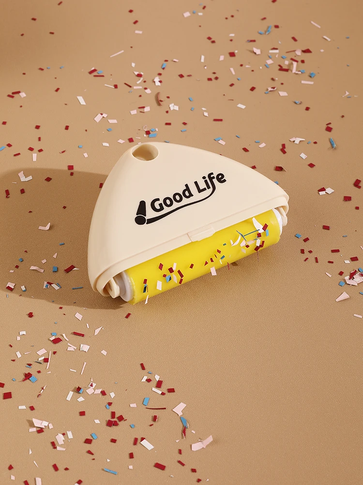 Custom Logo Sticky Roller with ABS Handle Reusable Paper Hair Lint Remover for Clothes Fabric & Carpet for Pets with Cover
