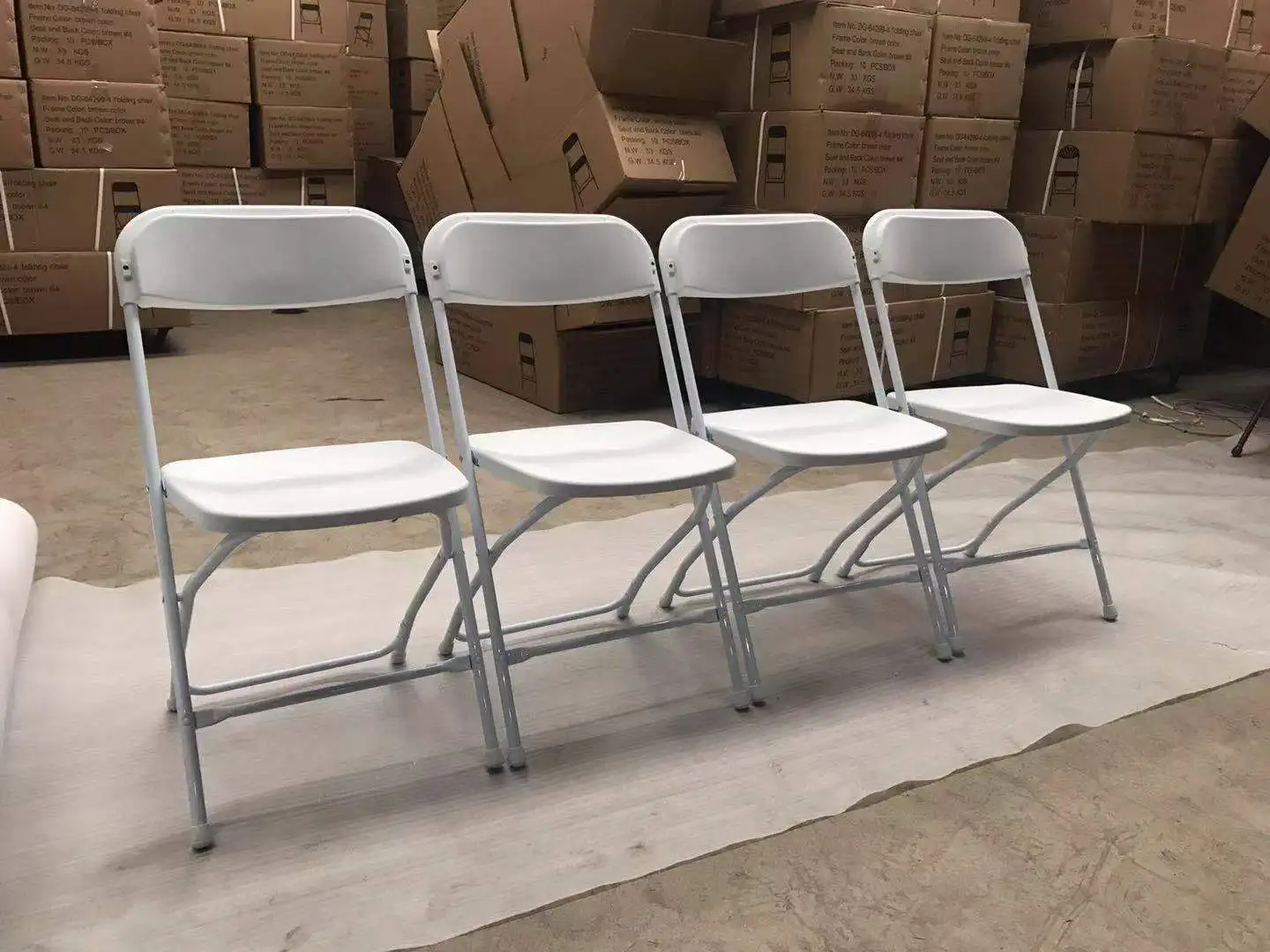 Cheap Event Party Chairs Foldable Plastic Folding Grandstand Sillas De Comedor