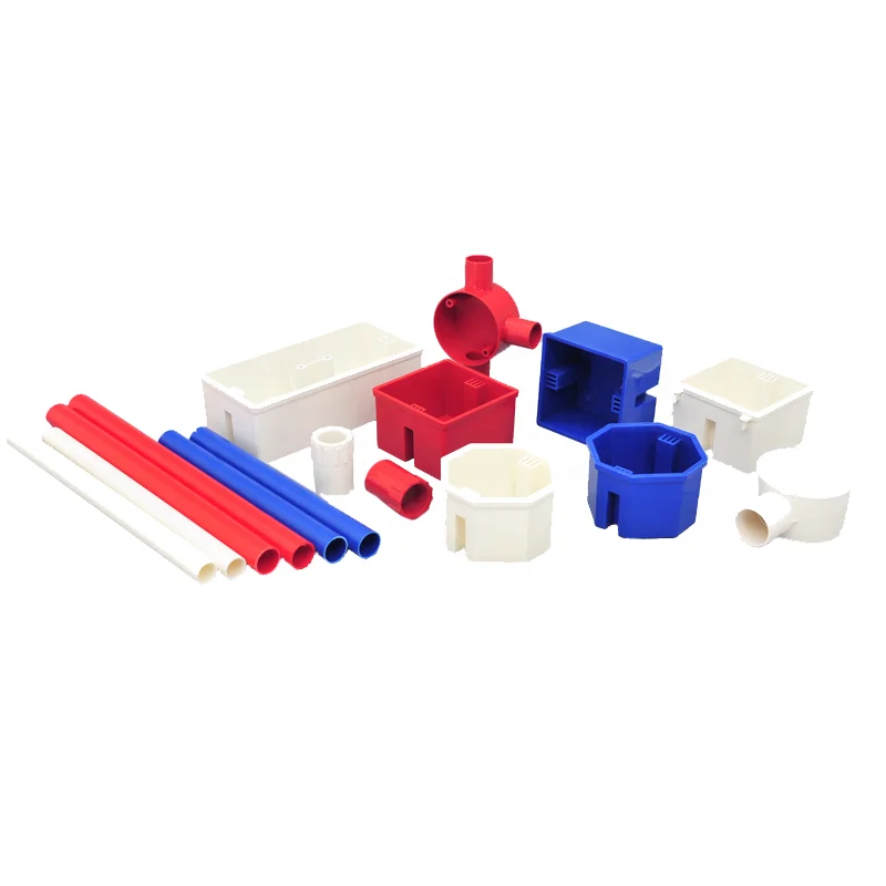 PVC Fire Resistant PVC Pipes Electrical Conduit For Wire Protection Hard Tube