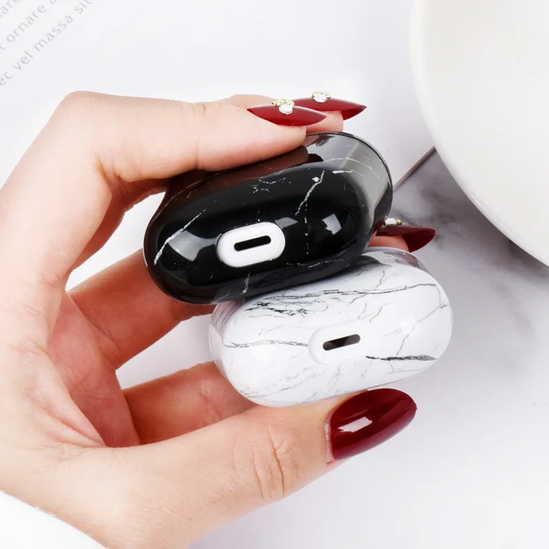 Мраморный чехол для Airpods Pro портативные аксессуары мобильных телефонов держатель наушников AirPods