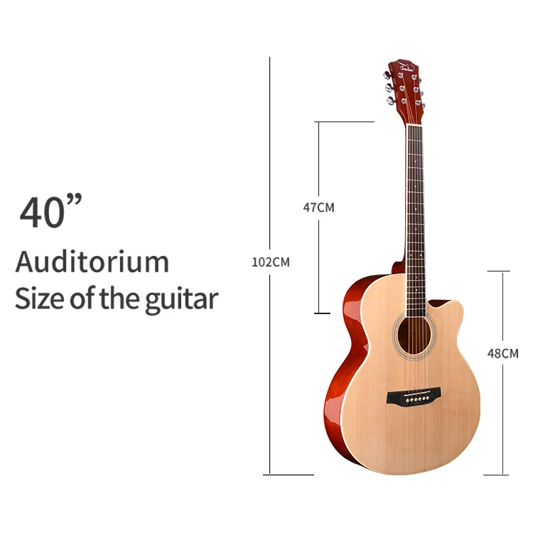 Wholesale 40 Inch Acoustic Guitar With EQ