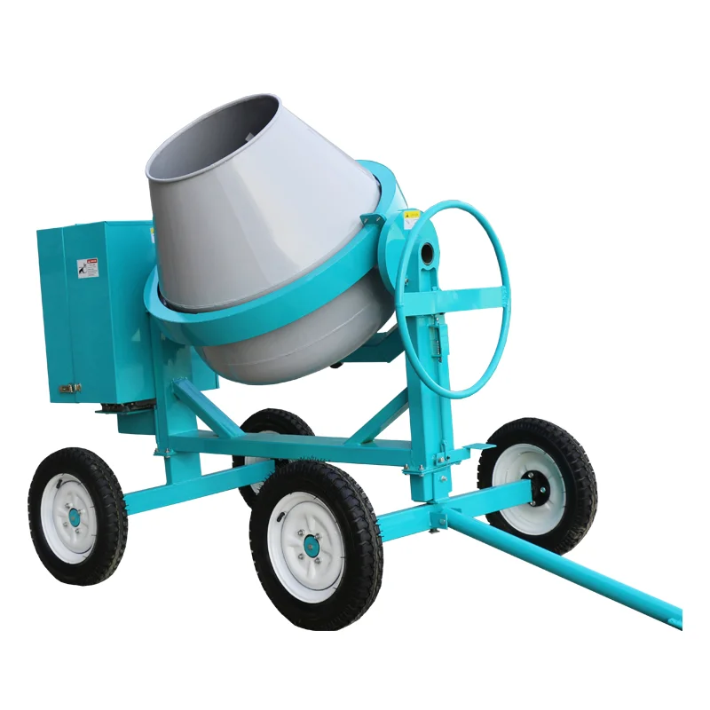 China Factory Portable Diesel Small Concrete Mixer / 400L 350L 500L Diesel Engine Concrete Mixer Machine with Pump