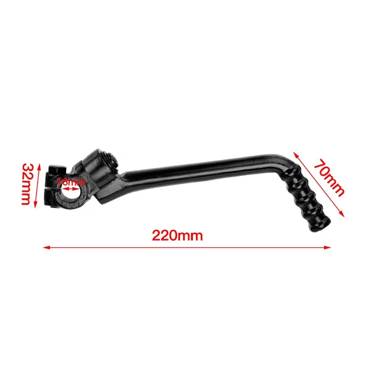 starter Kick Start Lever level 13 16mm Fit 110cc 125cc 200cc 250cc Dirt Pit bike motorcycle scooter part