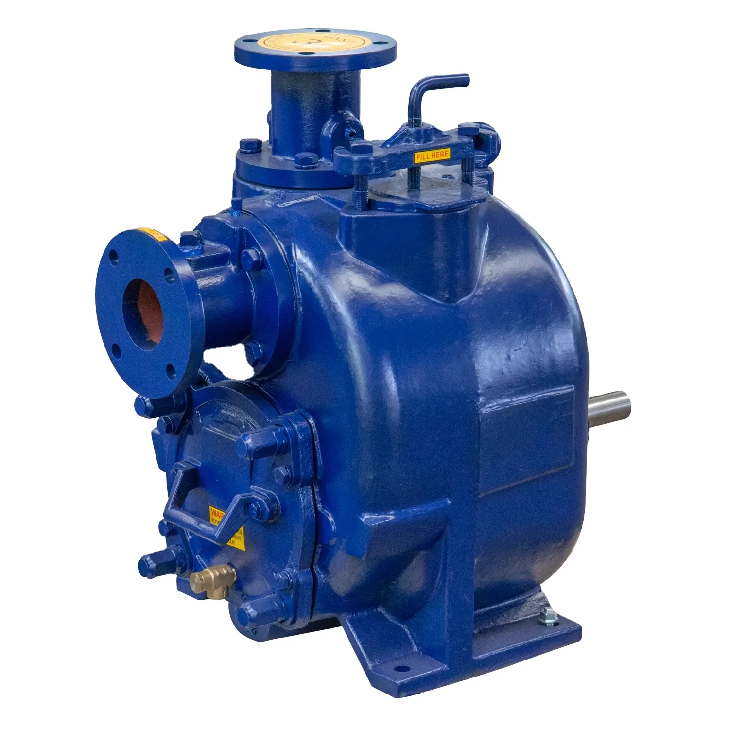 self-priming sewage pump open impeller solids size 76mm for Municipal sewage, industrial sewage