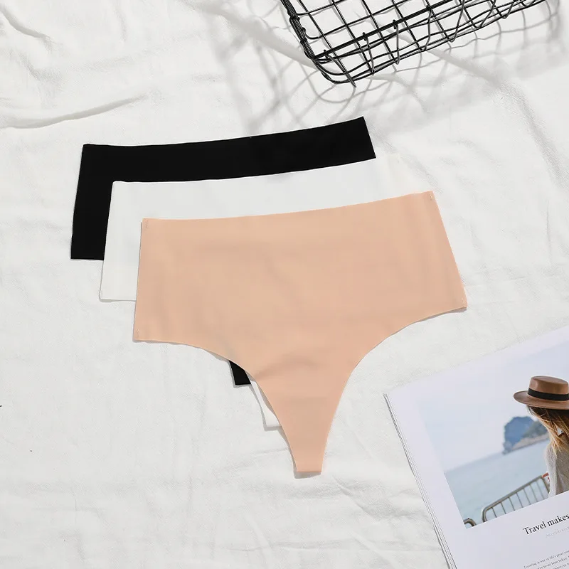 AOLA Wholesale  Low Waist Briefs Ladies Thong Panties Seamless Breathable Sexy Underwear Women