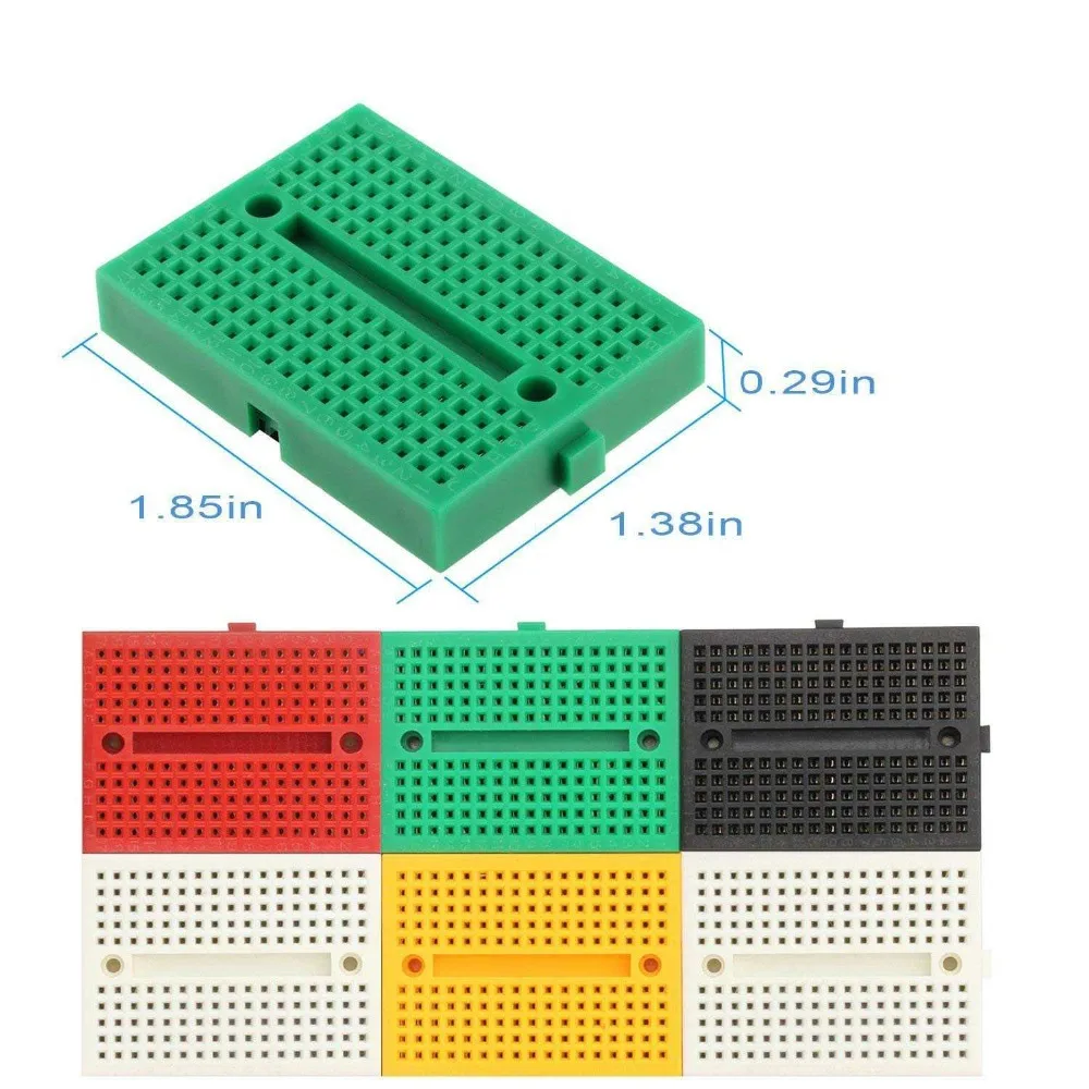 Mini Small Size 170 Tie-points Solderless Breadboard Prototype Protoboard PCB Board for for Arduino DIY Electronic Kits