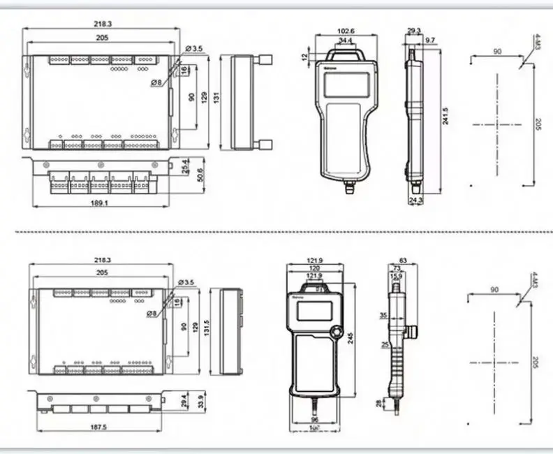 ANDUUK CNC Router ATC Machine Tool 3-Axis DSP Controller NK105 Cutting Machine Controller NC Studio Motion Control System