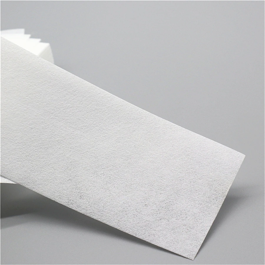 Disposable Cotton Depilatory Wax Strips Hair Remove Strips cotton fabric waxing strips