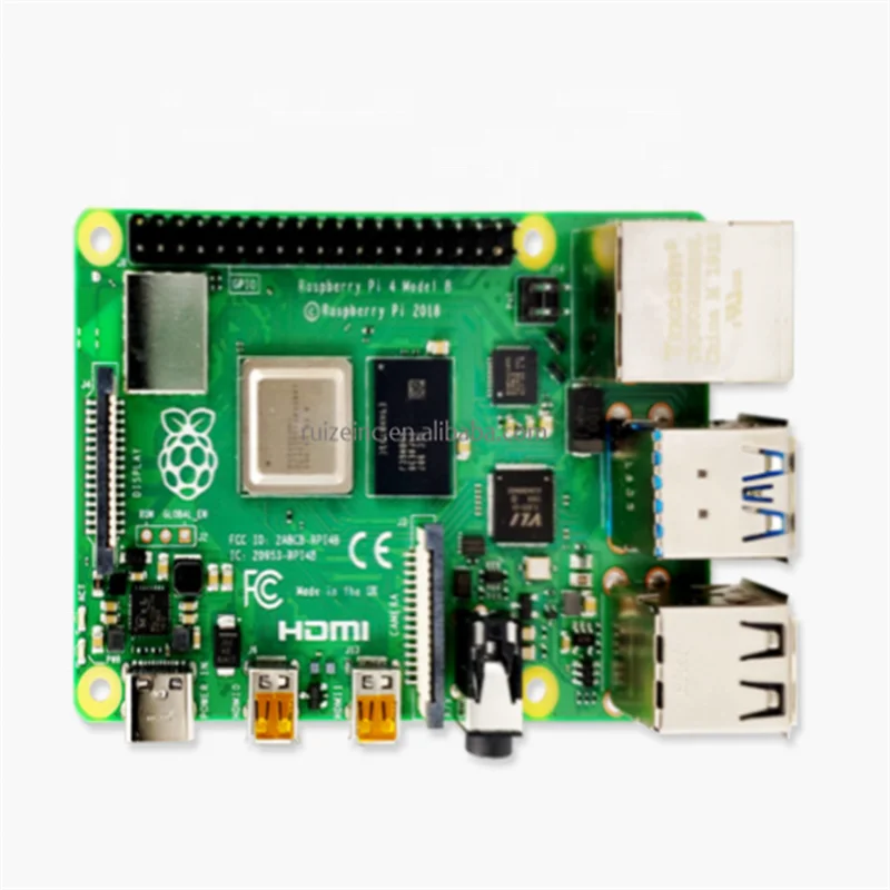 Хит, 4 Гб Версия Raspberry Pi 4 модели 4B BCM2711 Quad-core Cortex-A72 1,5 ГГц 4 Гб оперативной памяти с двухдиапазонный, Wi-Fi, поддержка POE